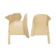 Beige Luxury Leather Diamond Car Floor Mats