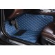 Blue Luxury Leather Diamond Car Floor Mats