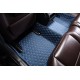 Blue Luxury Leather Diamond Car Floor Mats