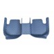 Blue Luxury Leather Diamond Car Floor Mats