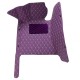 Purple Luxury Leather Diamond Car Floor Mats